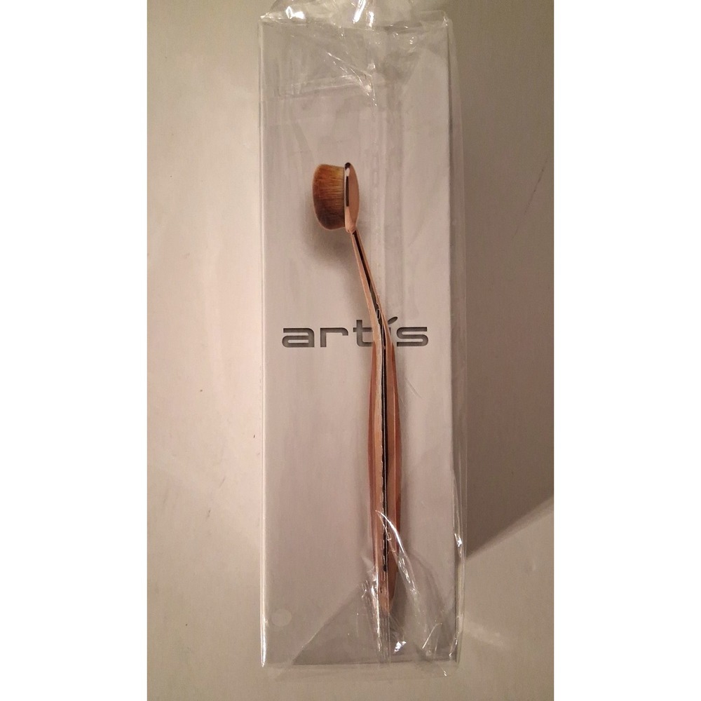 Artis Oval 4 Brush Elite Collection Rose Gold Finish, New Foundation Sealed Box